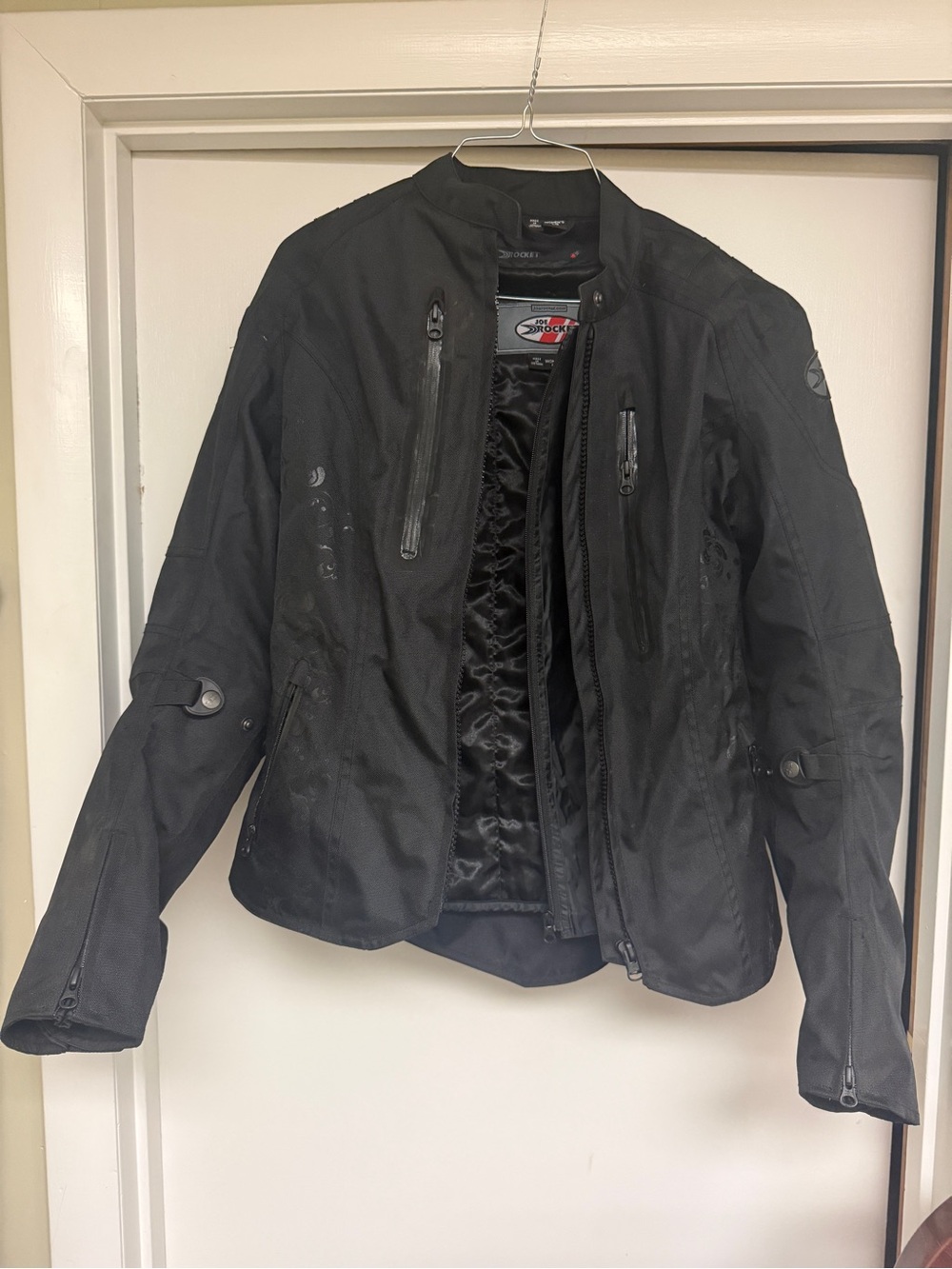 Joe Rocket Black Women's Motorcycle Jacket